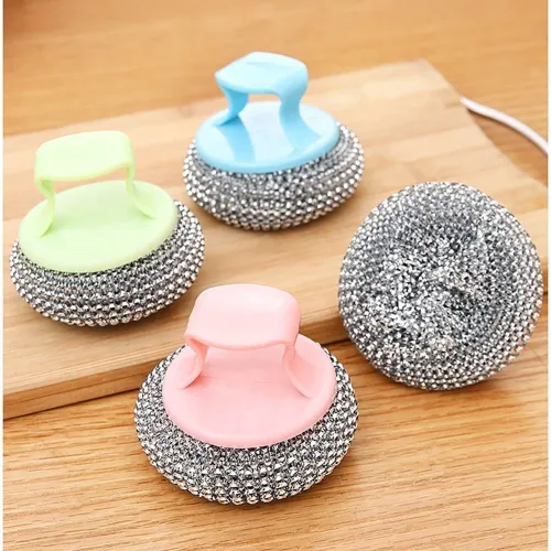 1 Pc Steel Wool Dish Washing Brush